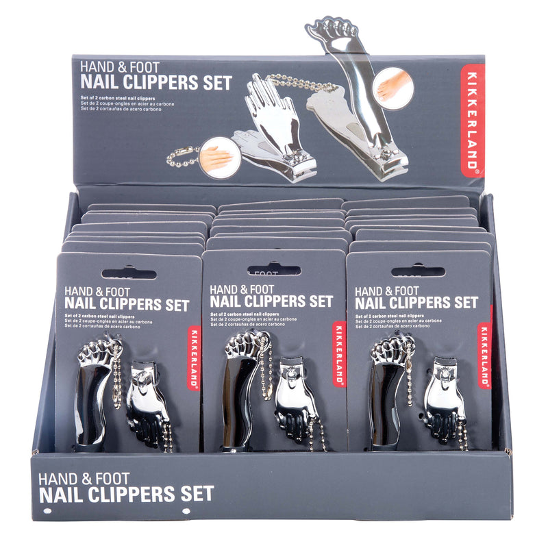 Kikkerland - Hand & Foot Nail Clipper Set