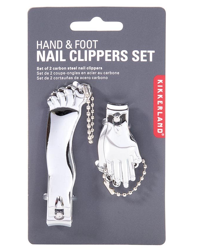 Kikkerland - Hand & Foot Nail Clipper Set
