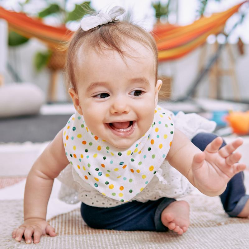 Annabel Trends - Linen Bandana/Bib - Amalfi Spot