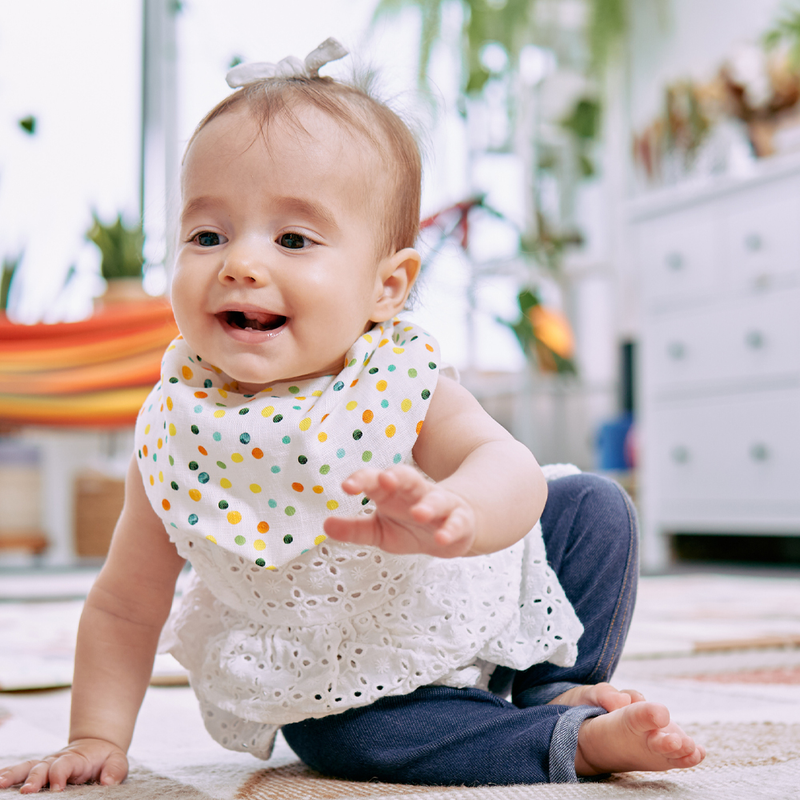 Annabel Trends - Linen Bandana/Bib - Amalfi Spot