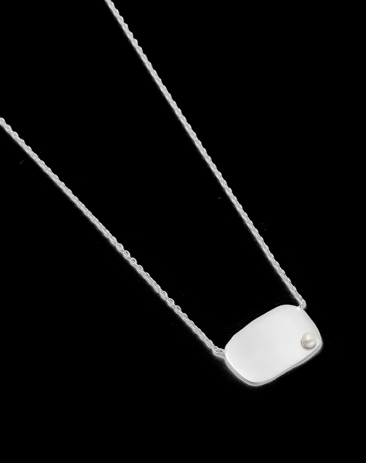 Kirstin Ash - Lustre Engravable Necklace - Sterling Silver