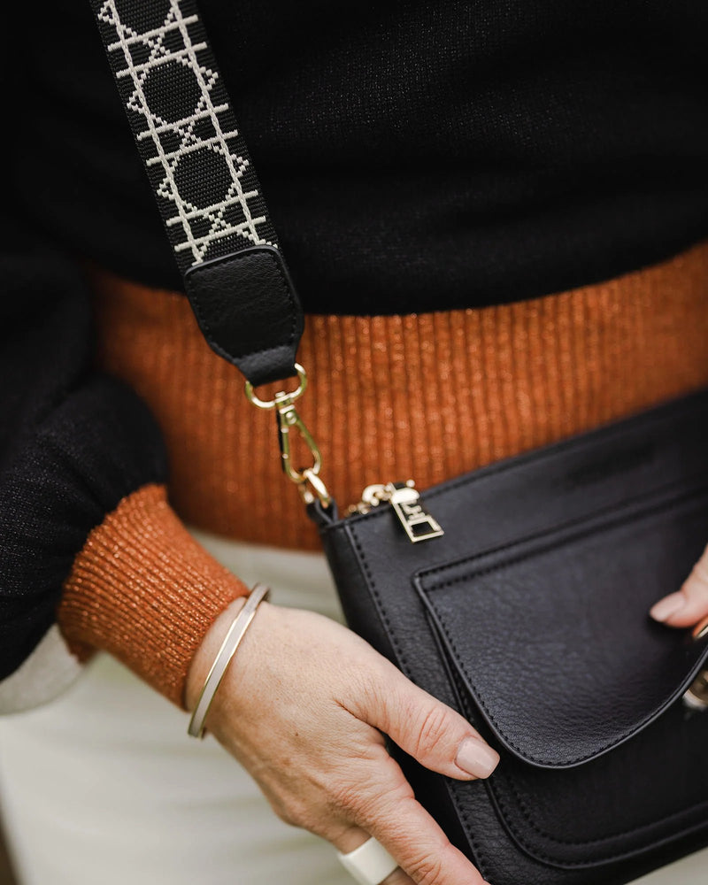 The Louenhide-Lizzie Black Crossbody Bag