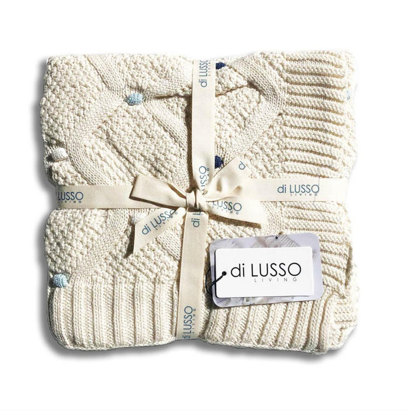 Di Lusso - Lucy Baby Blanket  Blue