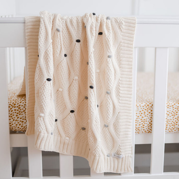 Di Lusso - Lucy Baby Blanket - Grey