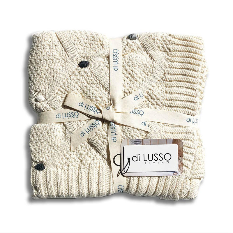 Di Lusso - Lucy Baby Blanket - Grey