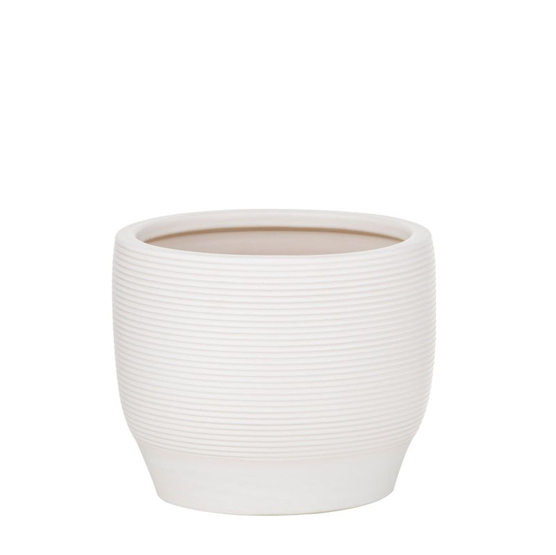 Rogue - Meilani Pot - White 18x18x15cm