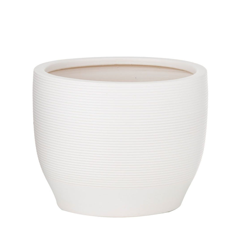 Rogue - Meilani Pot - White 23x23x19cm