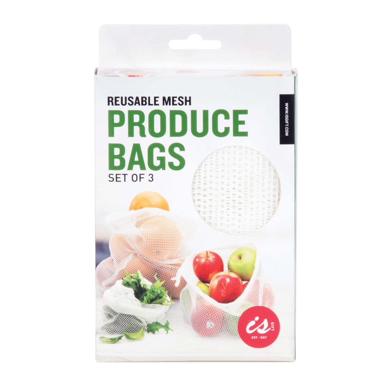 Mesh Produce Bags White