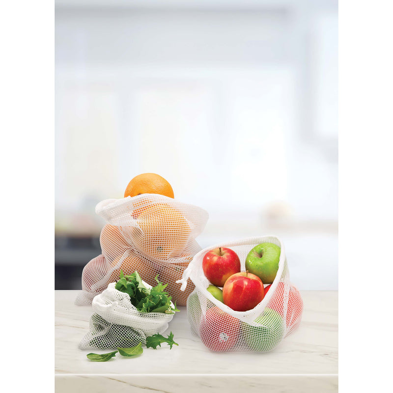 Mesh Produce Bags White