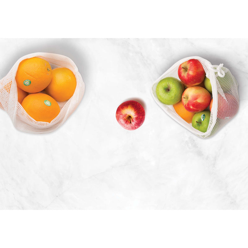 Mesh Produce Bags White