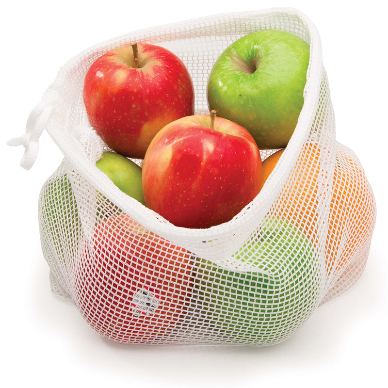 Mesh Produce Bags White