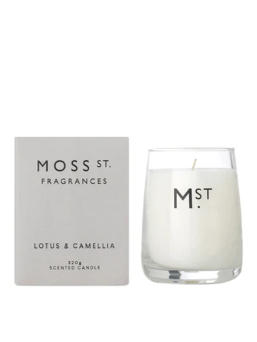 Moss St. - Soy Candle 320g - Lotus & Camellia