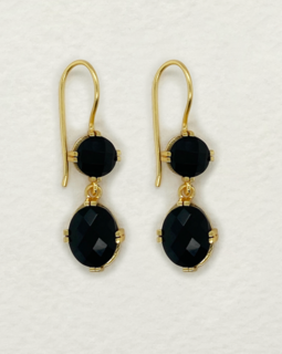 Zafino Earrings - Maison Black Onyx