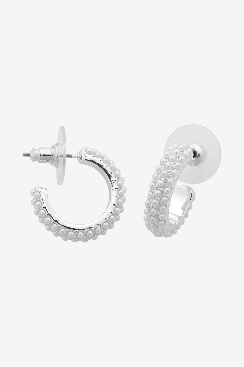 LIBERTE - EARRING - MARIGOLD PEARL SILVER