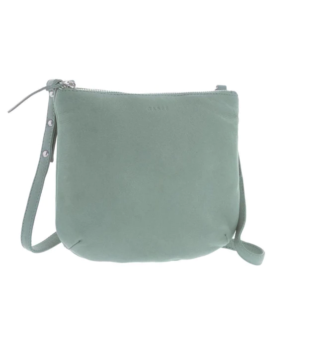 Gabee - Meadow Leather Crossbody Bag - Sea