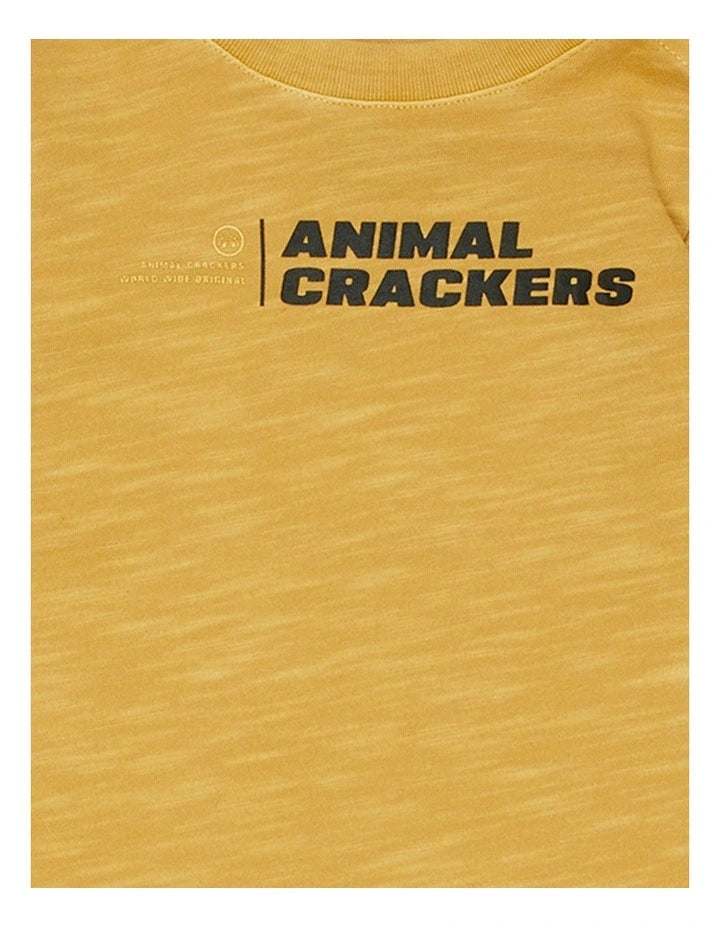 Animal Crackers - Mellow Long Sleeve Tee - Yellow