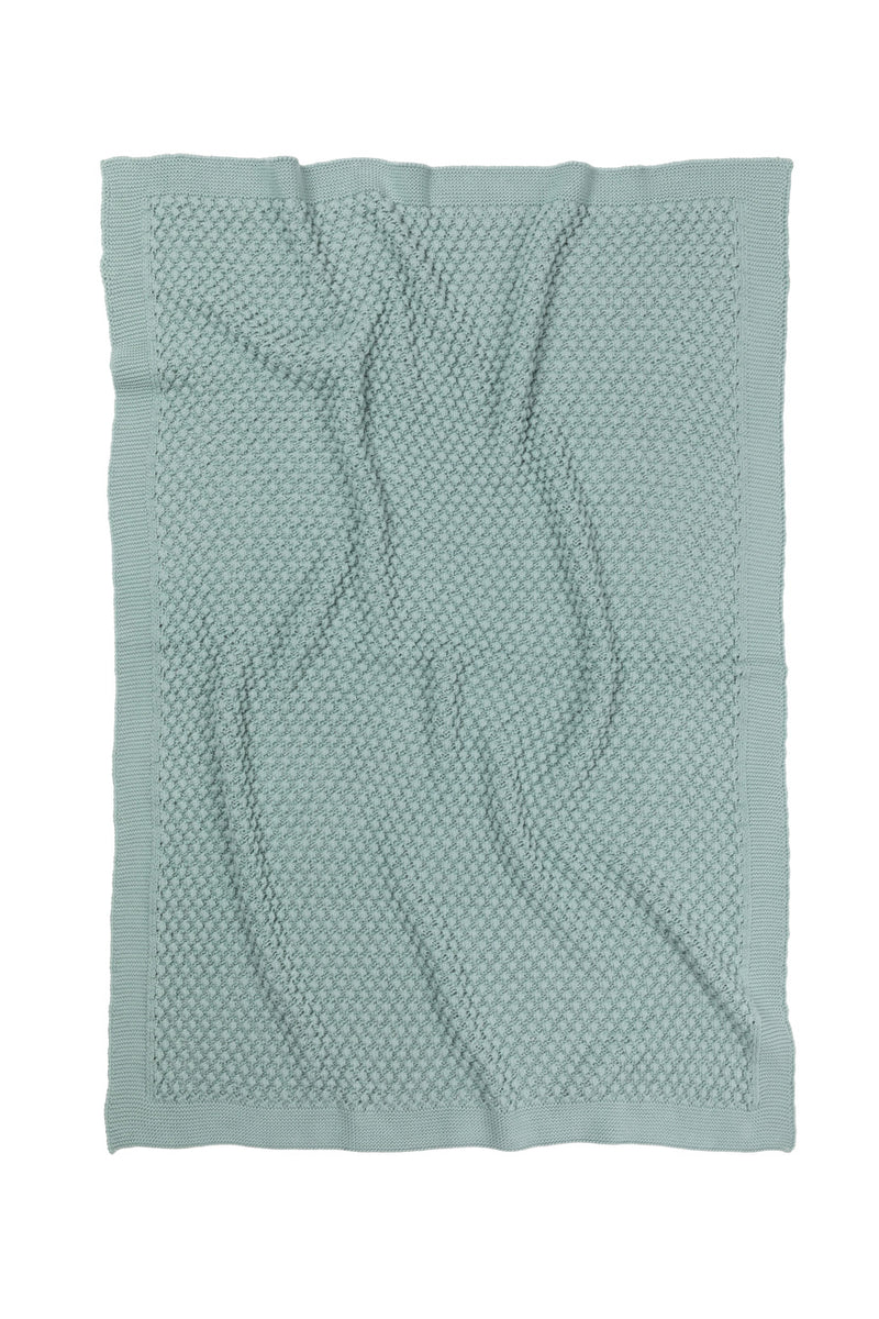 Indus - Mini Popcorn Blanket - Duck Egg