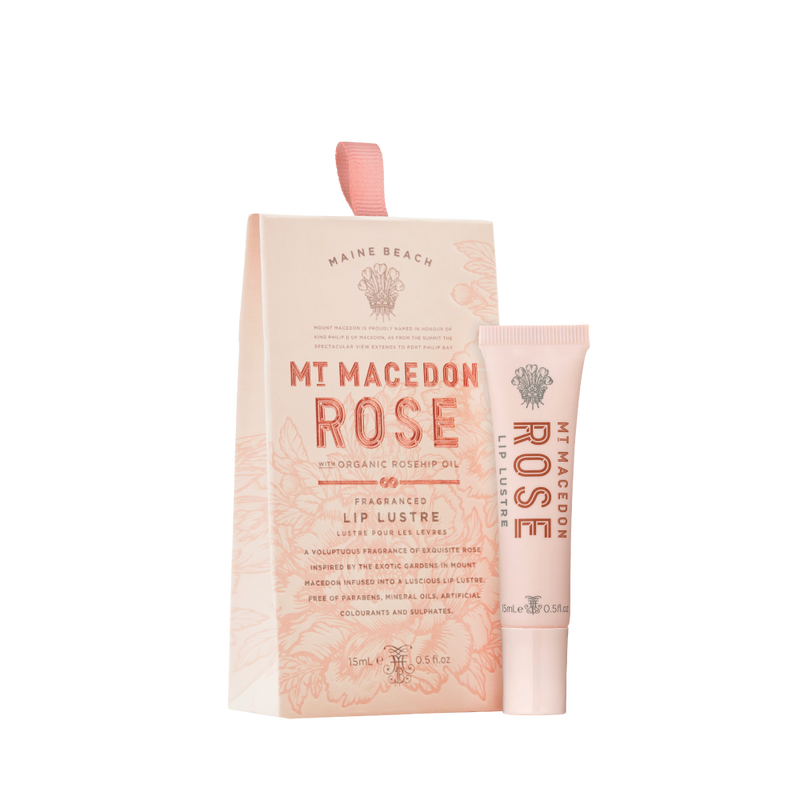 Maine Beach - Mt Macedon Rose Lip Lustre 15ml