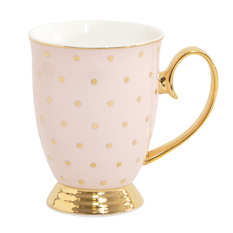 Cristina Re - Mug - Polka Gold Blush