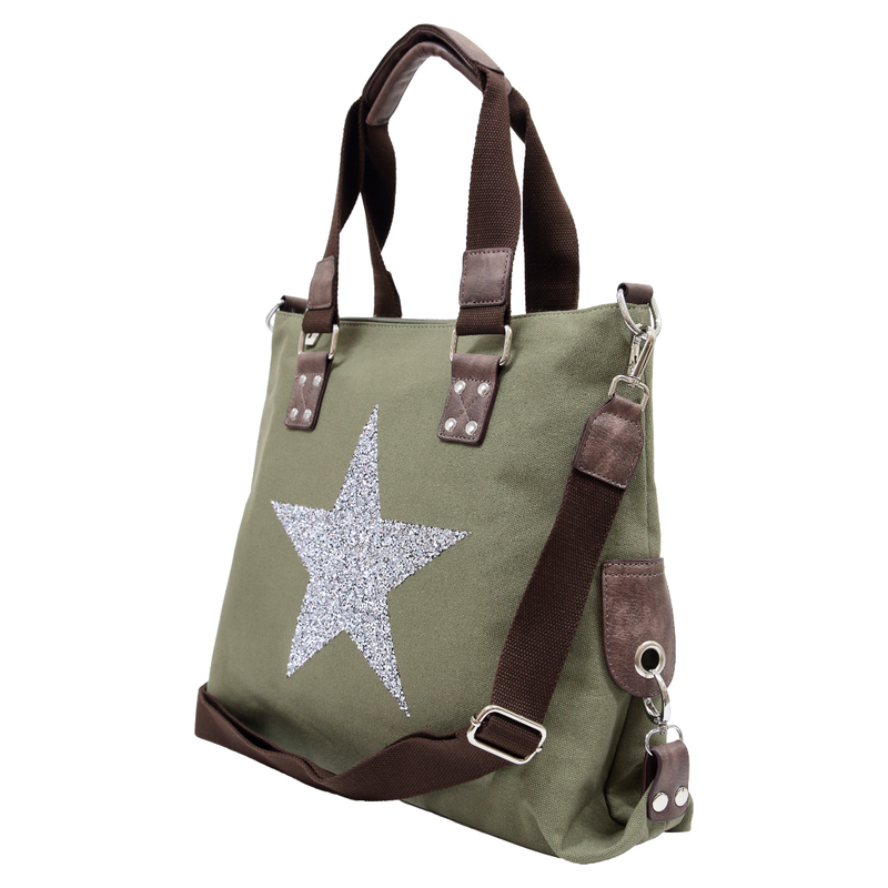 Sassy Duck - New Star Power Tote - Khaki