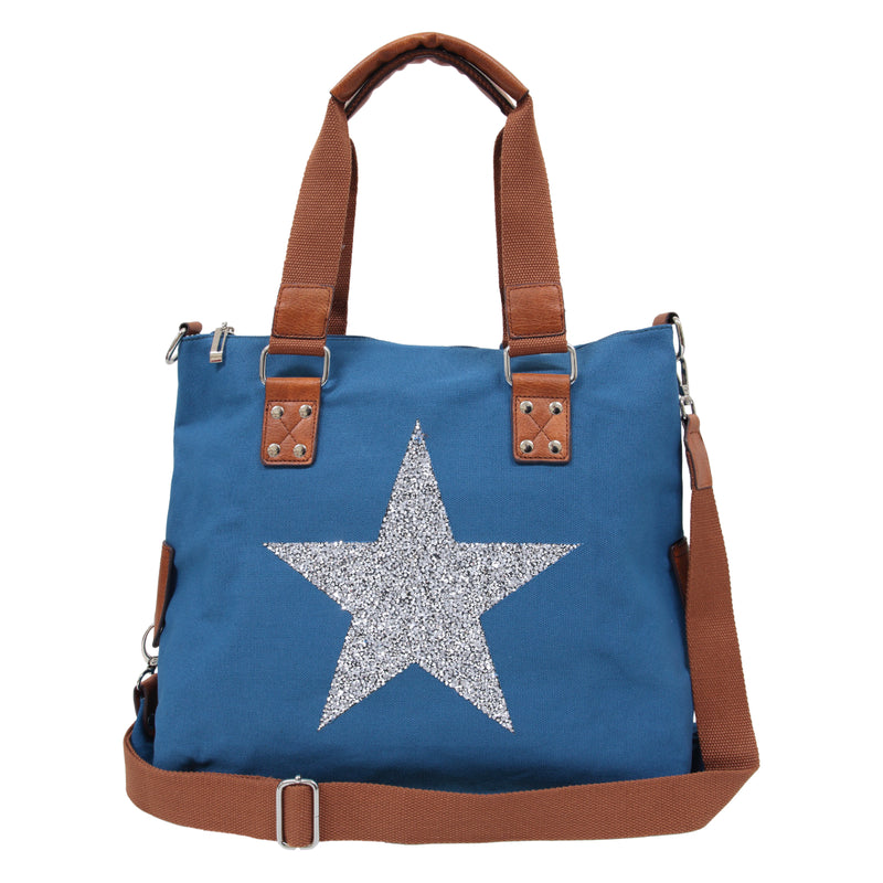 Sassy Duck - New Star Power Tote - Cobalt Blue