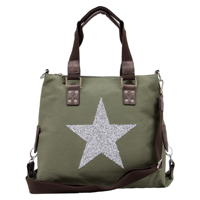 Sassy Duck - New Star Power Tote - Khaki