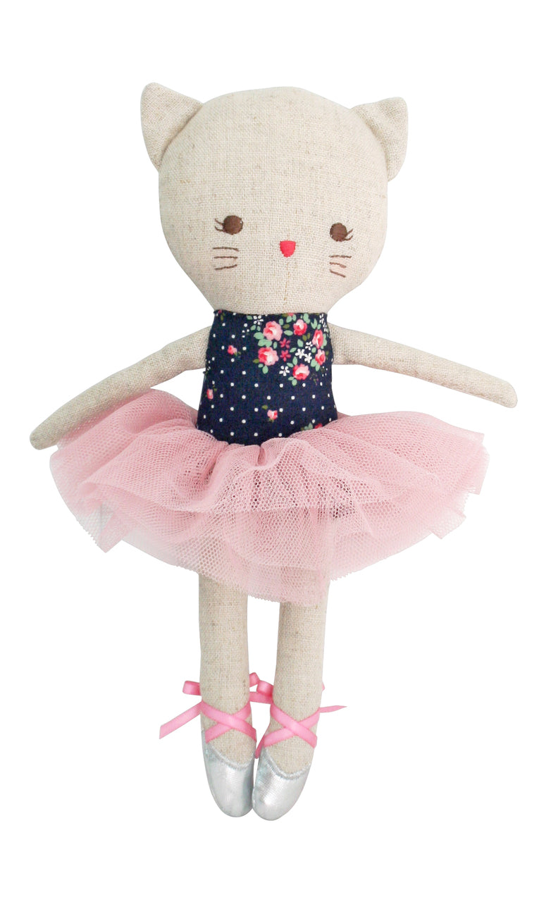 Odette Kitty Ballerina 25cm - Midnight Floral