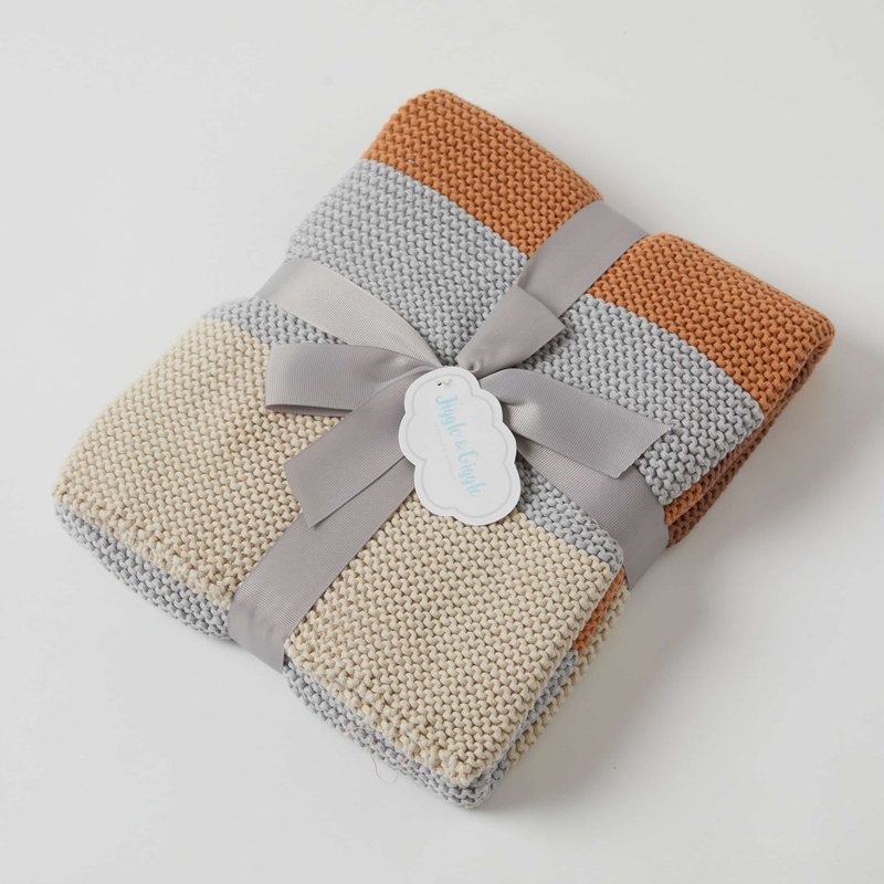 Jiggle & Giggle - Oslo Knitted Baby Blanket