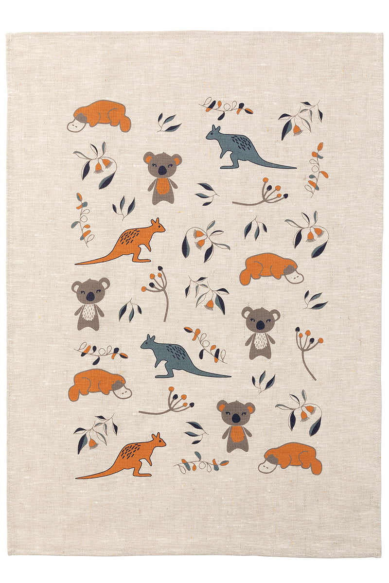 Indus - Outback Linen Tea Towel