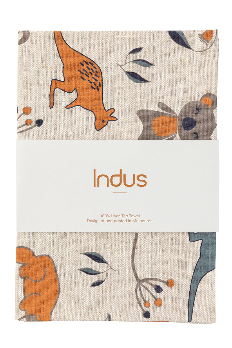Indus - Outback Linen Tea Towel