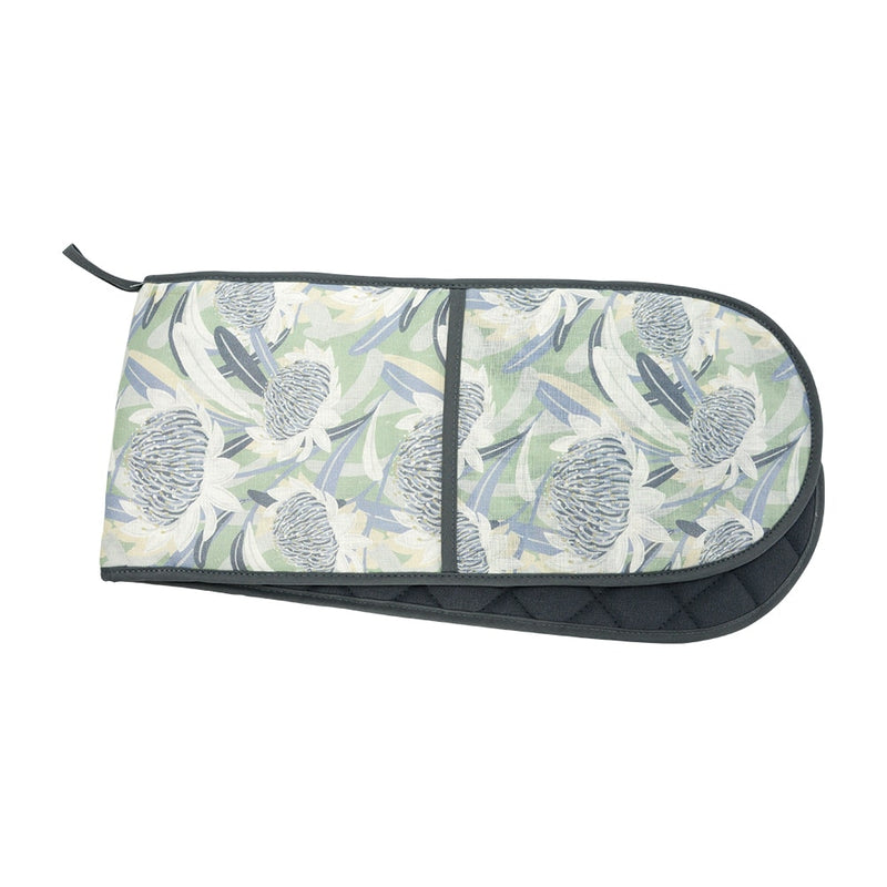 Annabel Trends - Double Oven Mit - Linen Waratah Blue