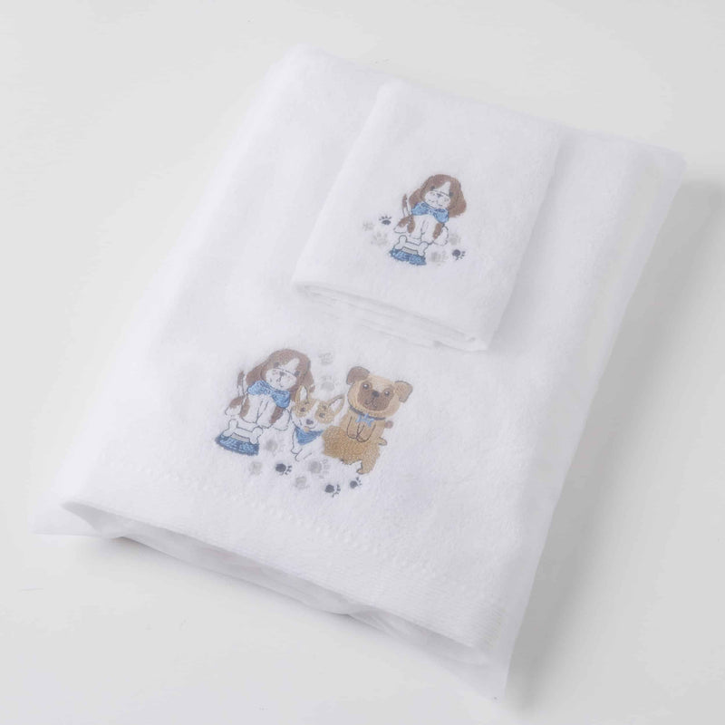 Jiggle & Giggle - Pawsome Baby Bath Towel & Washer Set