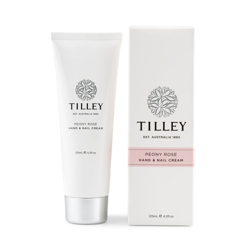 Tilley -  Deluxe Hand & Nail Cream - Peony Rose 125ml