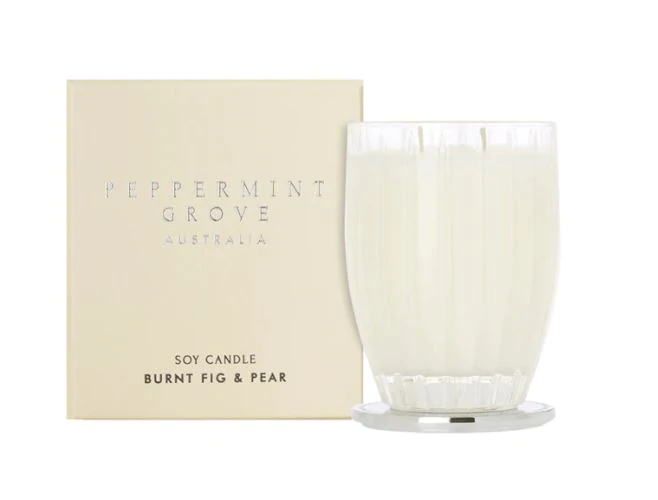 Peppermint Grove - Candle 370g - Burnt Fig & Pear