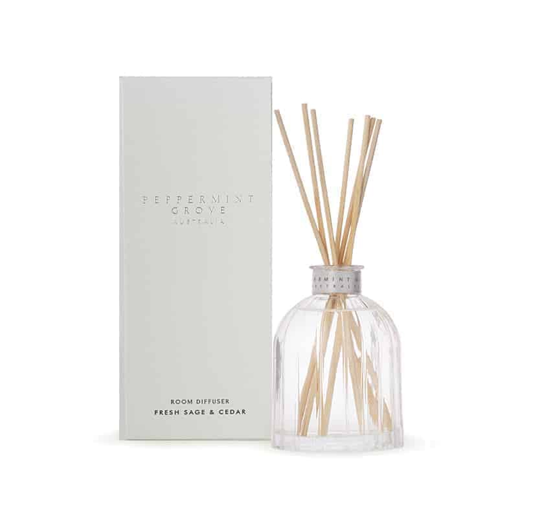 Peppermint Grove - Diffuser 100ml - Fresh Sage & Cedar