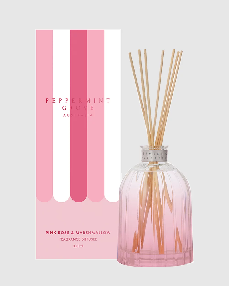 Peppermint Grove - Diffuser 350ml - Pink Rose & Marshmallow