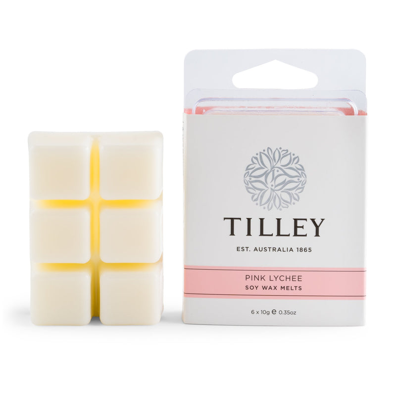 Tilley - Square Soy Melts - Pink Lychee 60g
