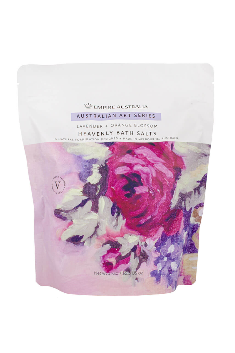 Art Series - Bath Salts 1kg - Lavender & Orange Blossom