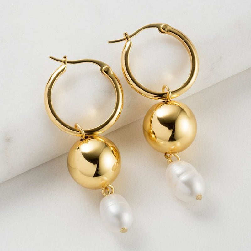 Zafino Earrings - Paris Gold