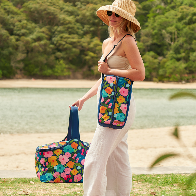Annabel Trends - Picnic Bottle Bag - Spring Blooms
