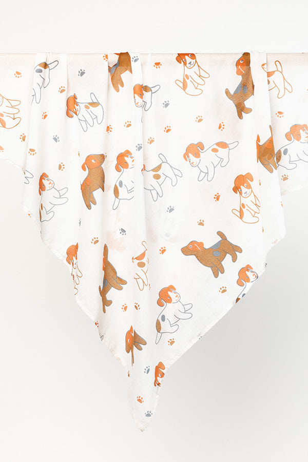 Indus  Playful Puppies Swaddle