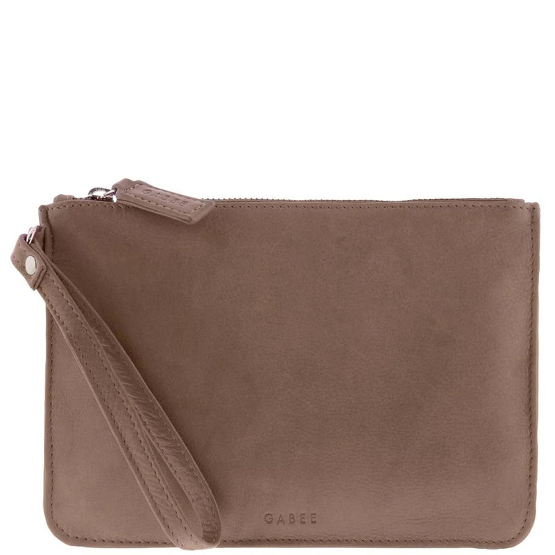 Gabee - Queens Leather Pouch - Taupe