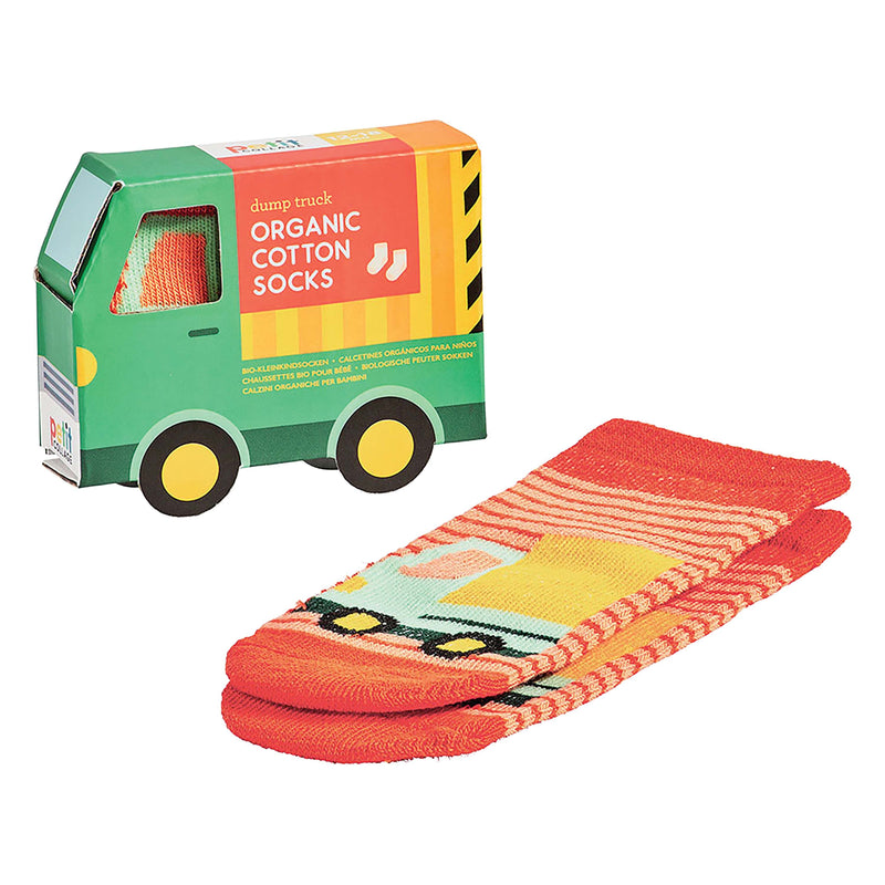 Organic Toddler Socks - Trucks