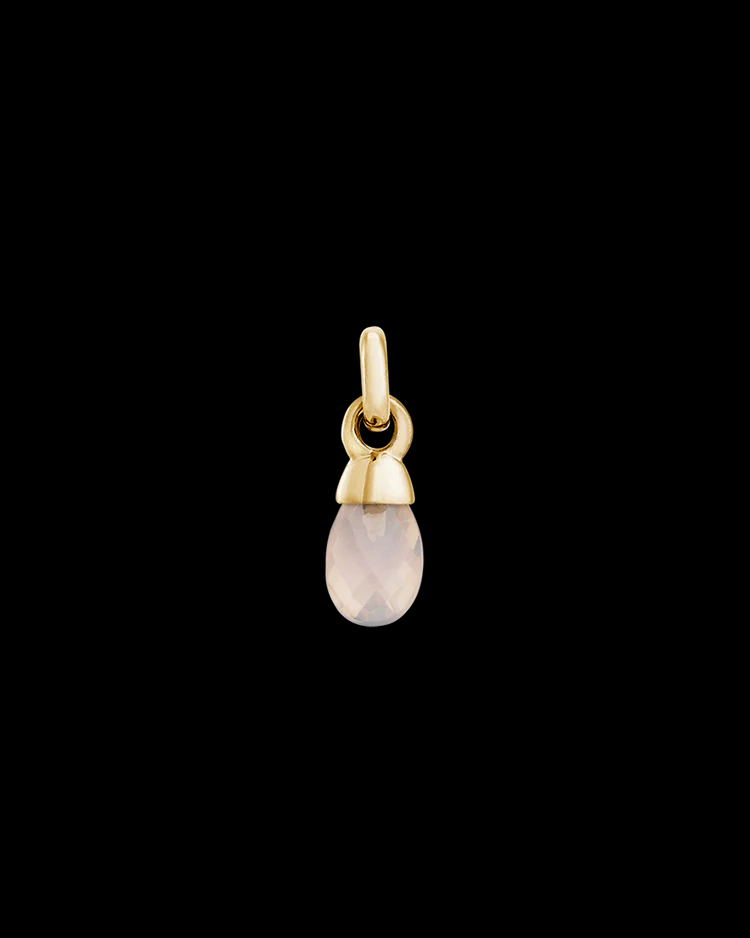 Kirstin Ash - Rose Quartz Gemstone 18k Gold Vermeil