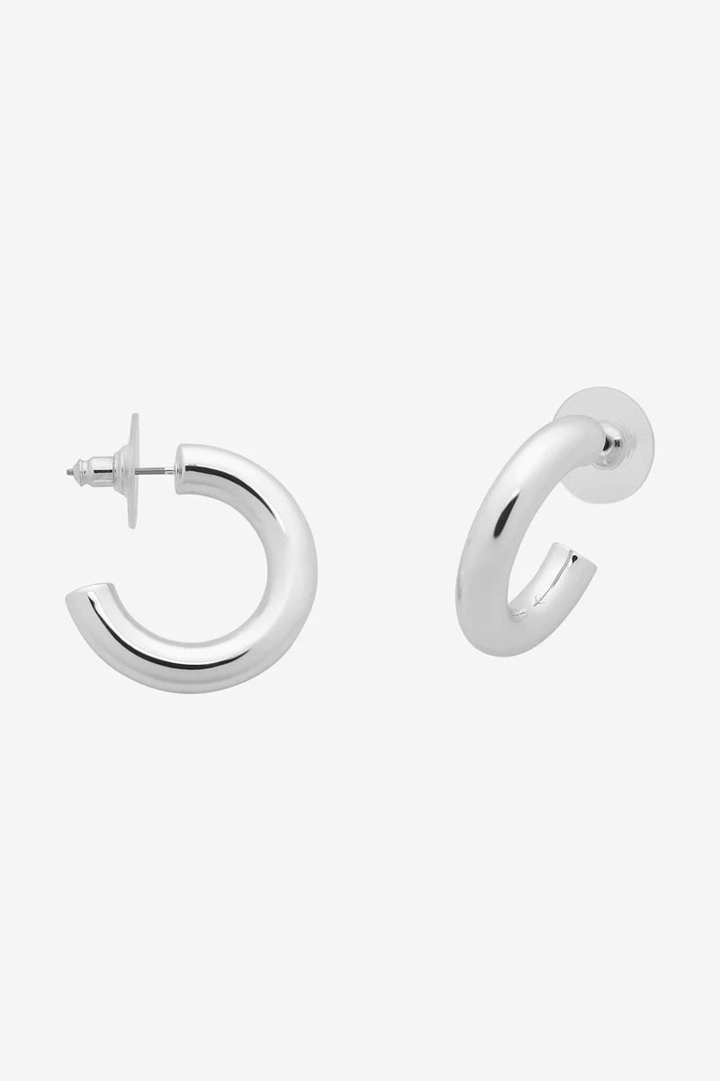 LIBERTE - EARRING - REBA HOOP SILVER