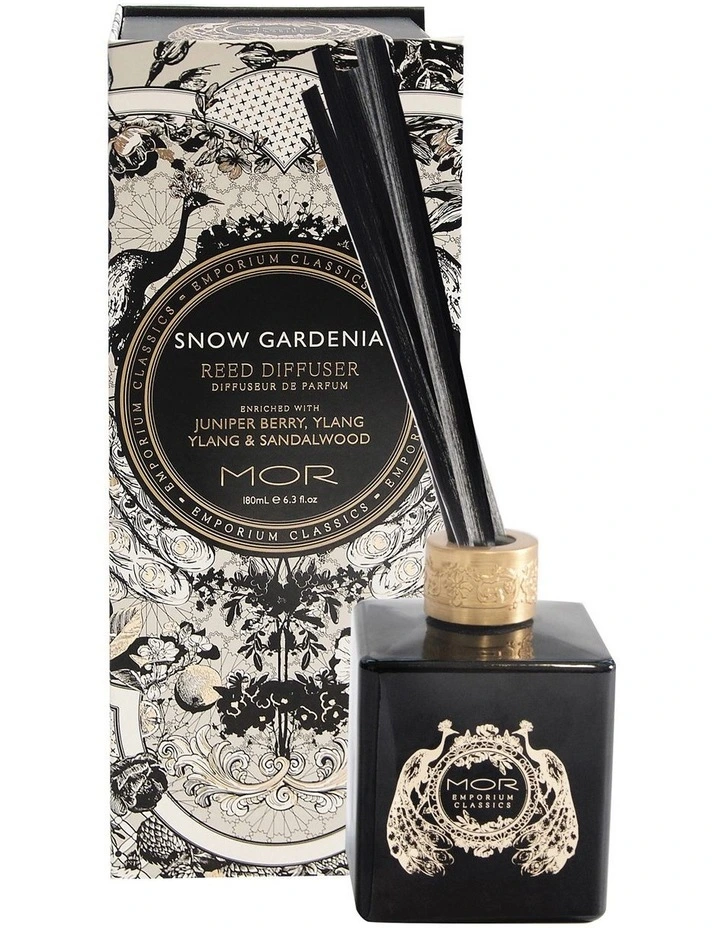 Mor - Emporium Reed Diffuser 180ml - Snow Gardenia