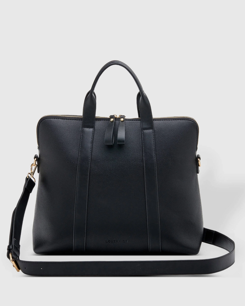 Louenhide - Rhodes Laptop Bag - Black & Gold