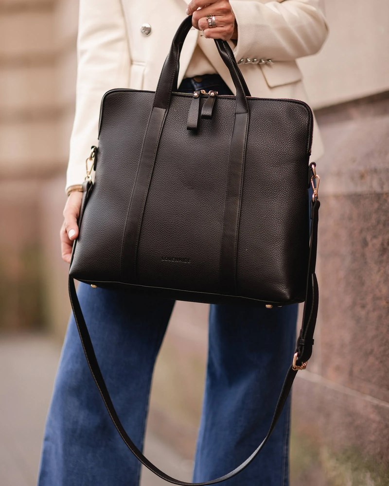 Louenhide - Rhodes Laptop Bag - Black & Gold