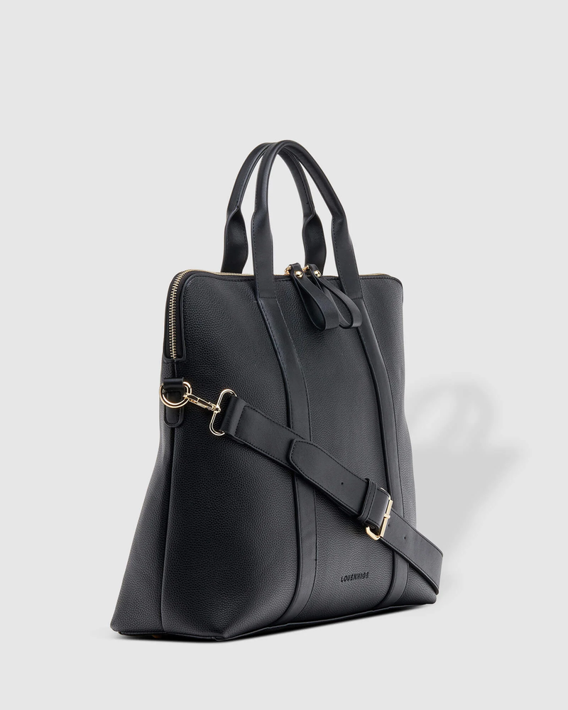 Louenhide - Rhodes Laptop Bag - Black & Gold