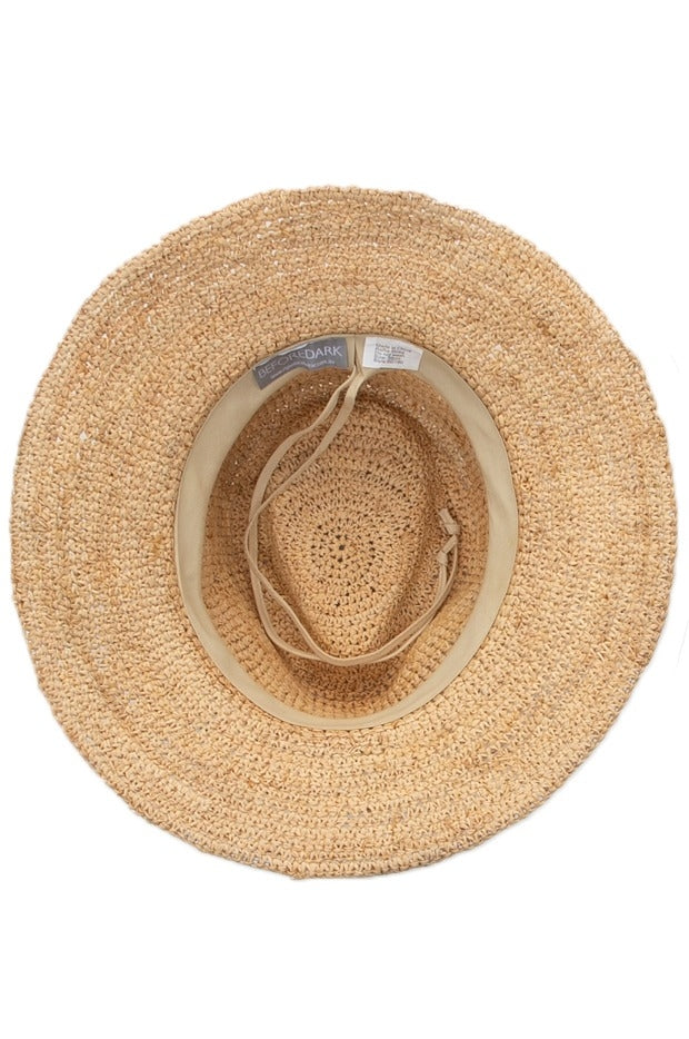 Rigon - Magdalena Raffia Fedora Nat 58cm